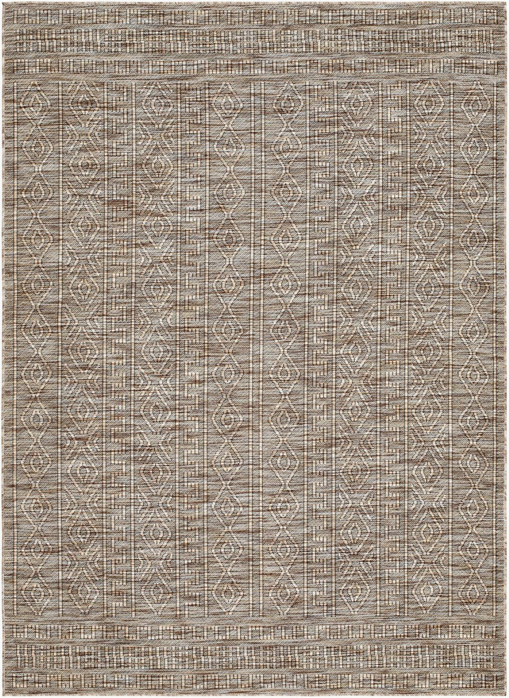 Livabliss Terrace Collection Machine Woven Polypropylene Rug for Entryway Balcony or Patio Yellow, Mustard 3'11" x 5'7" TRC2304-31157