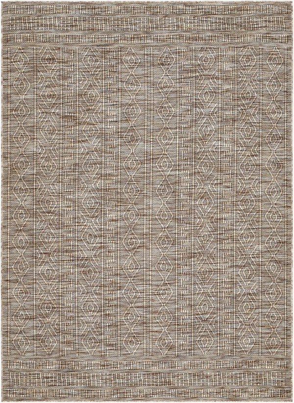 Livabliss Terrace Collection Machine Woven Polypropylene Rug for Entryway Balcony or Patio Yellow, Mustard 3'11" x 5'7" TRC2304-31157