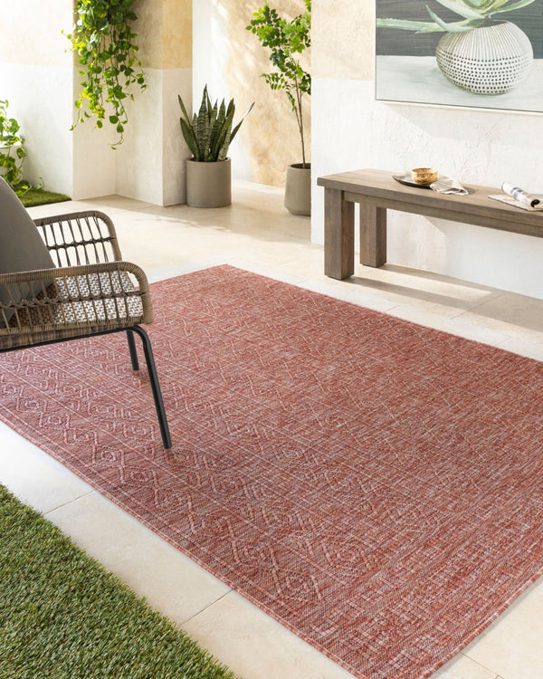 Livabliss Terrace Geometric Polypropylene Indoor Outdoor Rug Woven in Turkey for High Traffic Rooms TRC2306-9212