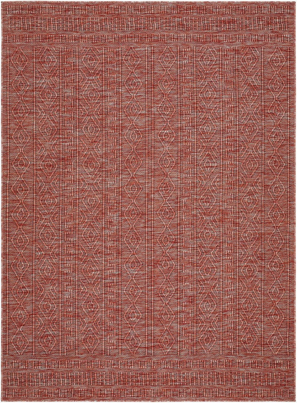 Livabliss Terrace Geometric Polypropylene Indoor Outdoor Rug Woven in Turkey for High Traffic Rooms TRC2306-9212