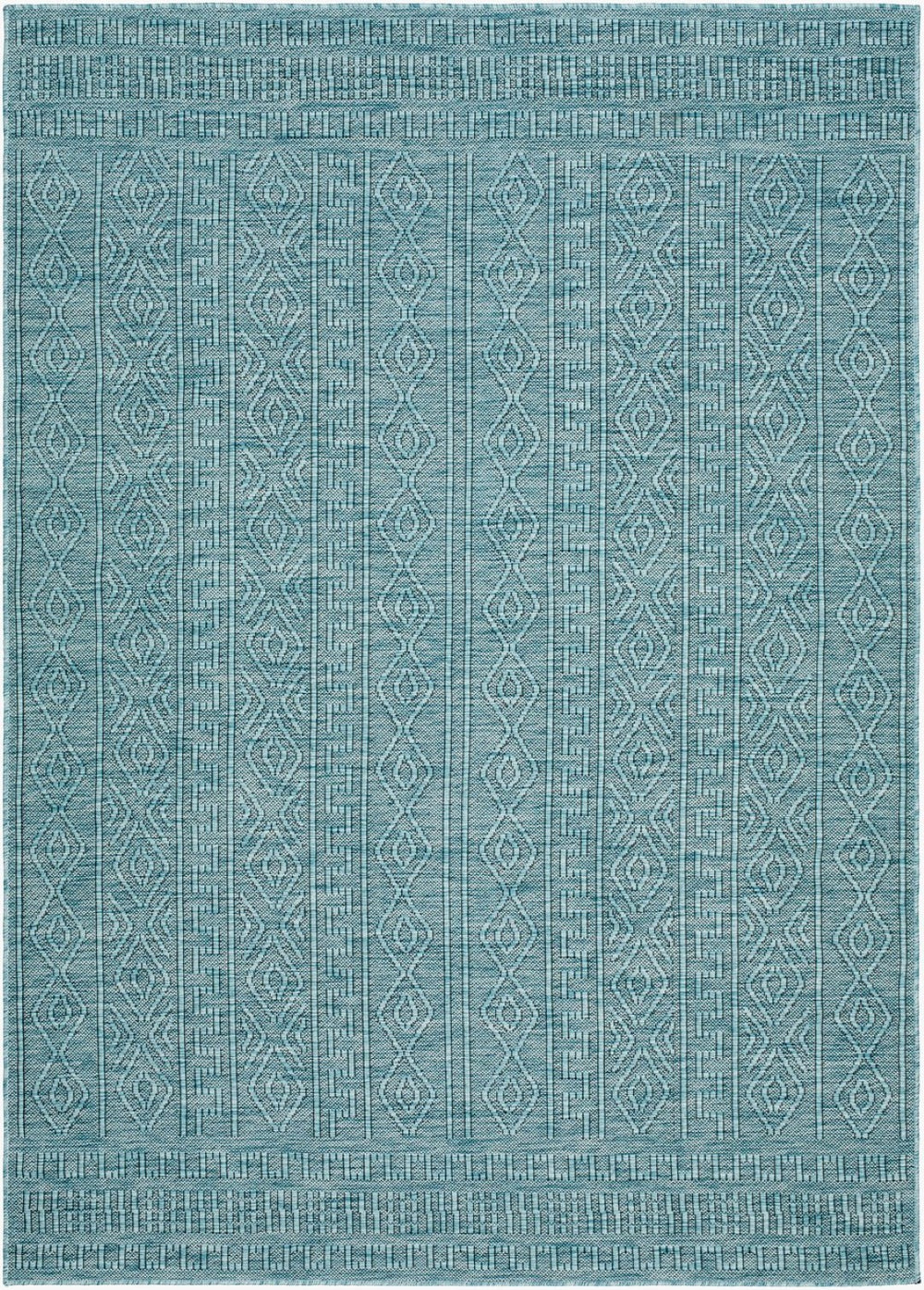 Livabliss Terrace Geometric Polypropylene Indoor Outdoor Rug Uv Resistant Entryway Accent TRC2308-2211