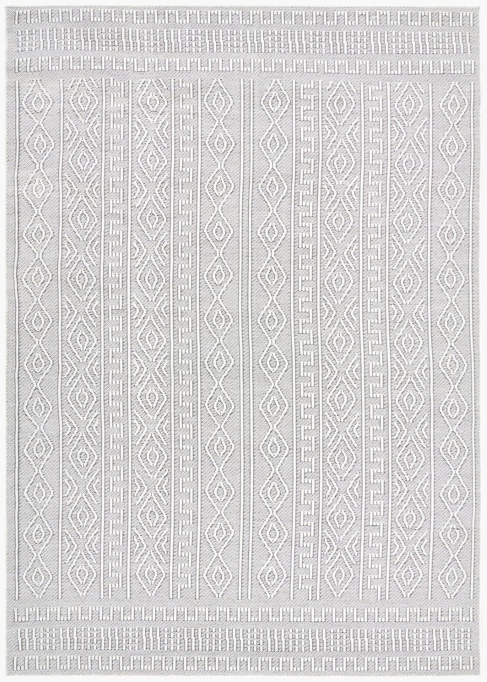 Livabliss Terrace Collection Polypropylene Machine Woven Rug for Entryways and High Traffic Zones Light Beige, Cr 2' x 2'11" TRC2310-2211