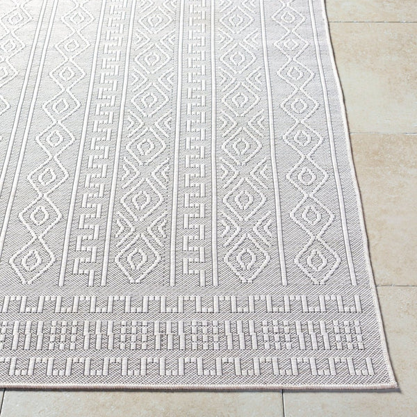 Livabliss Terrace Collection Polypropylene Machine Woven Rug for Entryways and High Traffic Zones Light Beige, Cr 7'10" x 10' TRC2310-71010