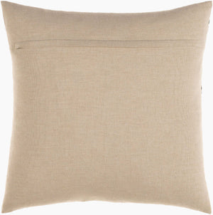 Surya Torrid 18"X18" Durable Accent Pillow - Modern Cotton Design For Chic Home Decor & Comfort Oatmeal Cotton,Cotton Trd001-1818