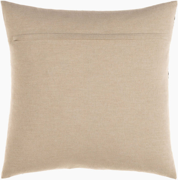 Surya Torrid 18"X18" Durable Accent Pillow - Modern Cotton Design For Chic Home Decor & Comfort Oatmeal Cotton,Cotton Trd001-1818