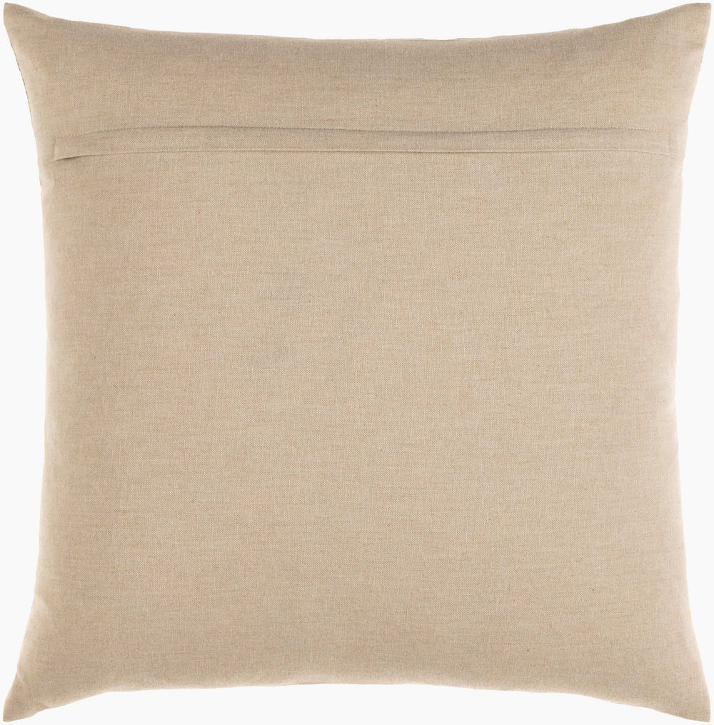 Surya Torrid 18"X18" Durable Accent Pillow - Modern Cotton Design For Chic Home Decor & Comfort Oatmeal Cotton,Cotton Trd003-1818p