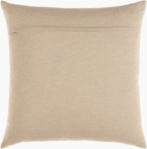 Surya Torrid 18"X18" Durable Accent Pillow - Modern Cotton Design For Chic Home Decor & Comfort Oatmeal Cotton,Cotton Trd003-1818p
