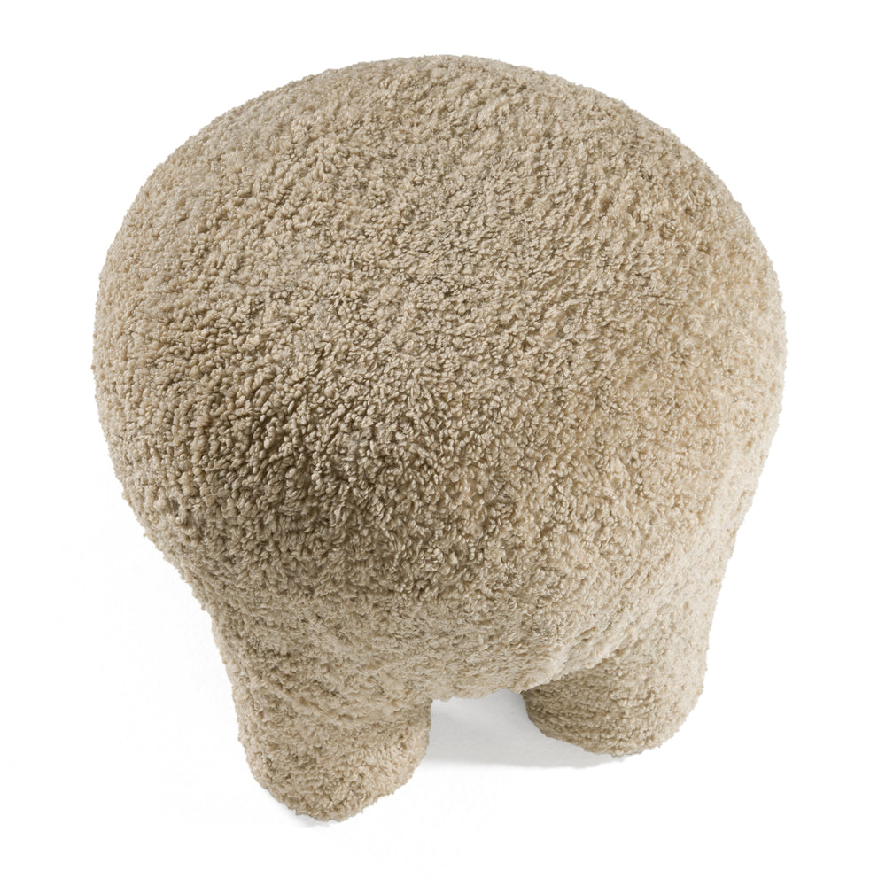 Vig Furniture Divani Casa Trevor - Stylish Tan Fabric Ottoman For Versatile Seating & Elegant Home Decor Tan  Vgod-zw-24082-brn