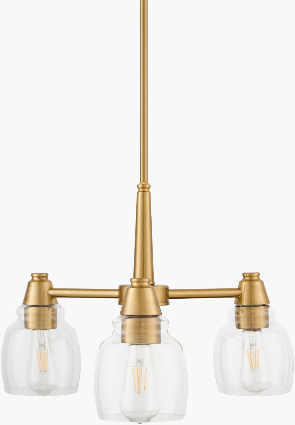 Livabliss Tarrega Art Deco Iron and Glass Chandelier Geometric Ambient Light for Dining Rooms TRG-001