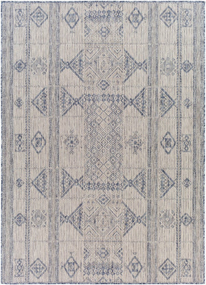 Livabliss Tuareg Flatweave Polypropylene Area Rug Bohemian Geometric Pattern for Indoor Outdoor Use TRG2306-71010