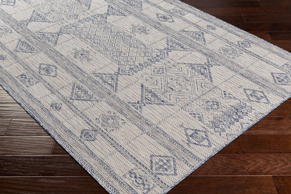 Livabliss Tuareg Flatweave Polypropylene Area Rug Bohemian Geometric Pattern for Indoor Outdoor Use TRG2306-71010