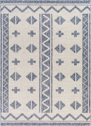 Livabliss Tuareg Global Geometric Flatweave Polypropylene Rug for Indoor Outdoor Living Spaces TRG2310-537
