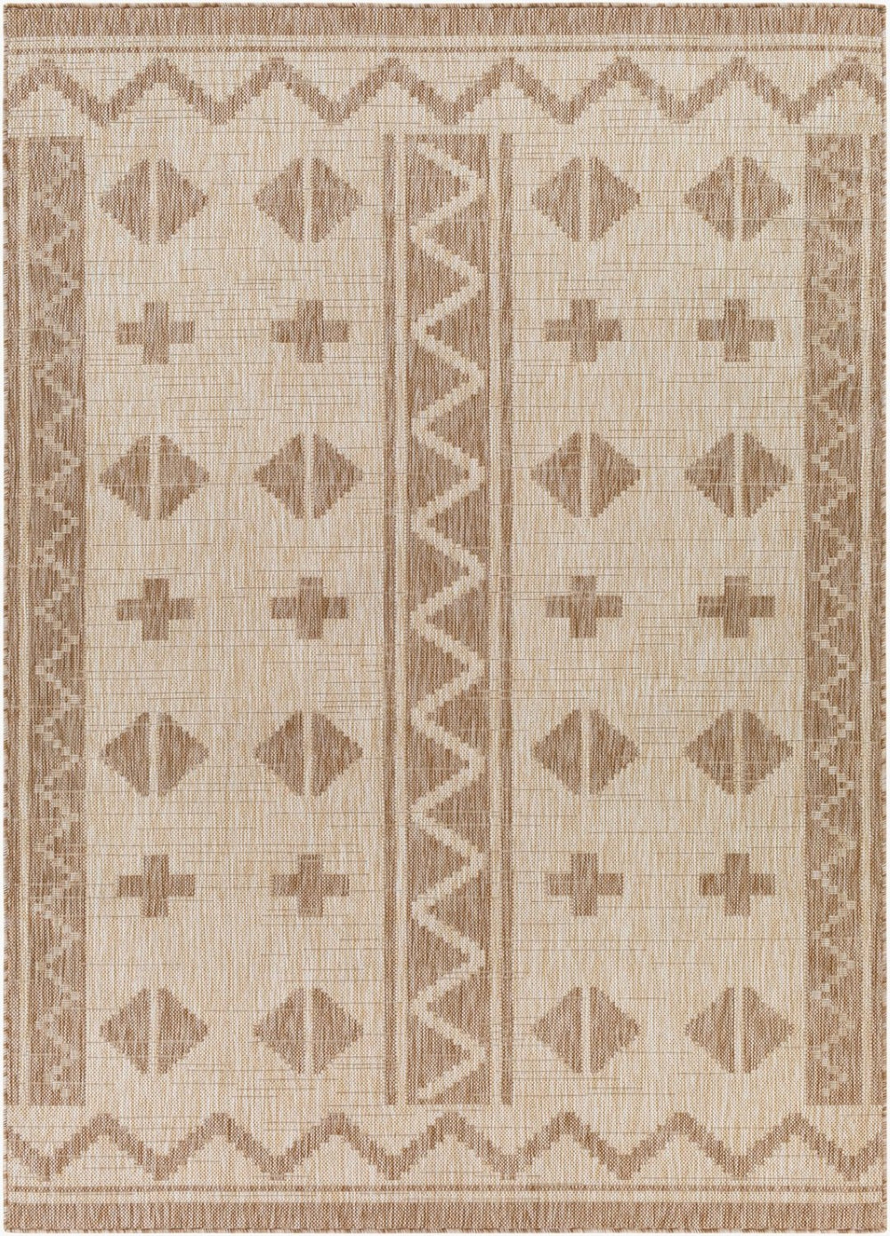 Livabliss Tuareg Flatweave Polypropylene Area Rug Turkish Woven for Indoor Outdoor Living TRG2311-9212