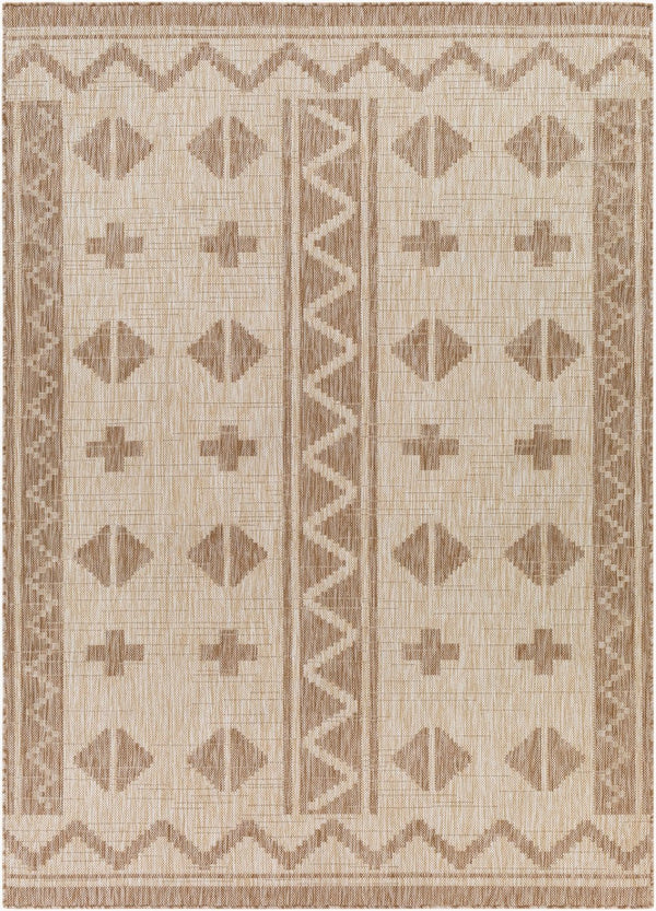 Livabliss Tuareg Flatweave Polypropylene Area Rug Turkish Woven for Indoor Outdoor Living TRG2311-9212