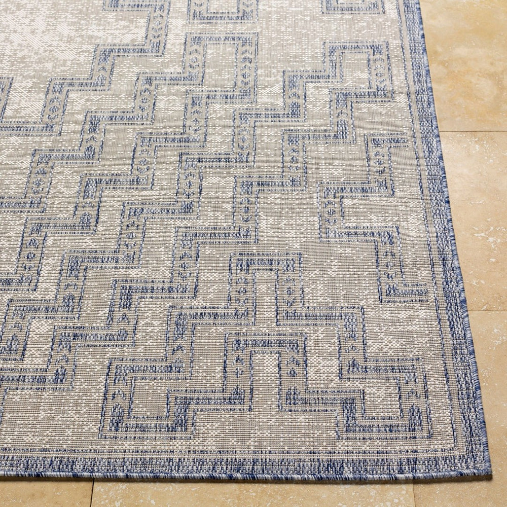 Livabliss Tuareg Bohemian Global Flatweave Polypropylene Area Rug for Living Room or Patio TRG2314-9212