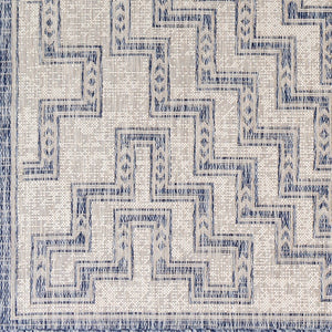 Livabliss Tuareg Bohemian Global Flatweave Polypropylene Area Rug for Living Room or Patio TRG2314-9212