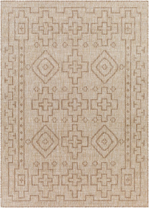 Livabliss Tuareg Flatweave Polypropylene Area Rug Global Pattern Indoor Outdoor Patio TRG2317-9212