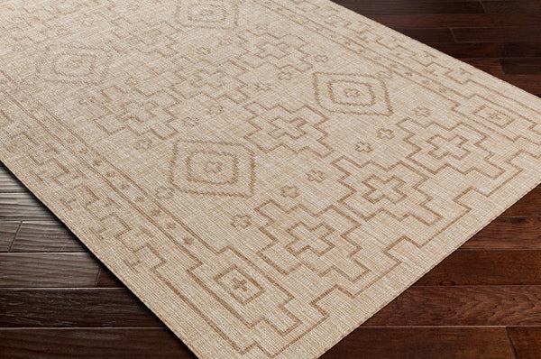 Livabliss Tuareg Flatweave Polypropylene Area Rug Global Pattern Indoor Outdoor Patio TRG2317-9212