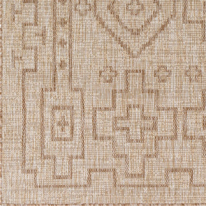Livabliss Tuareg Flatweave Polypropylene Area Rug Global Pattern Indoor Outdoor Patio TRG2317-9212