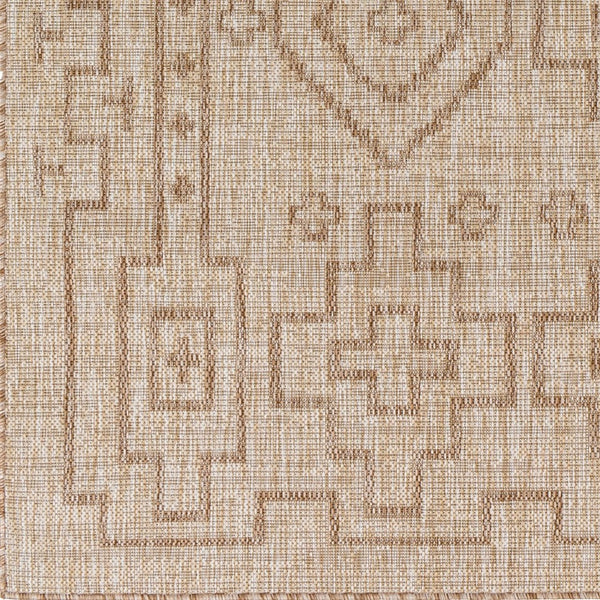 Livabliss Tuareg Flatweave Polypropylene Area Rug Global Pattern Indoor Outdoor Patio TRG2317-9212