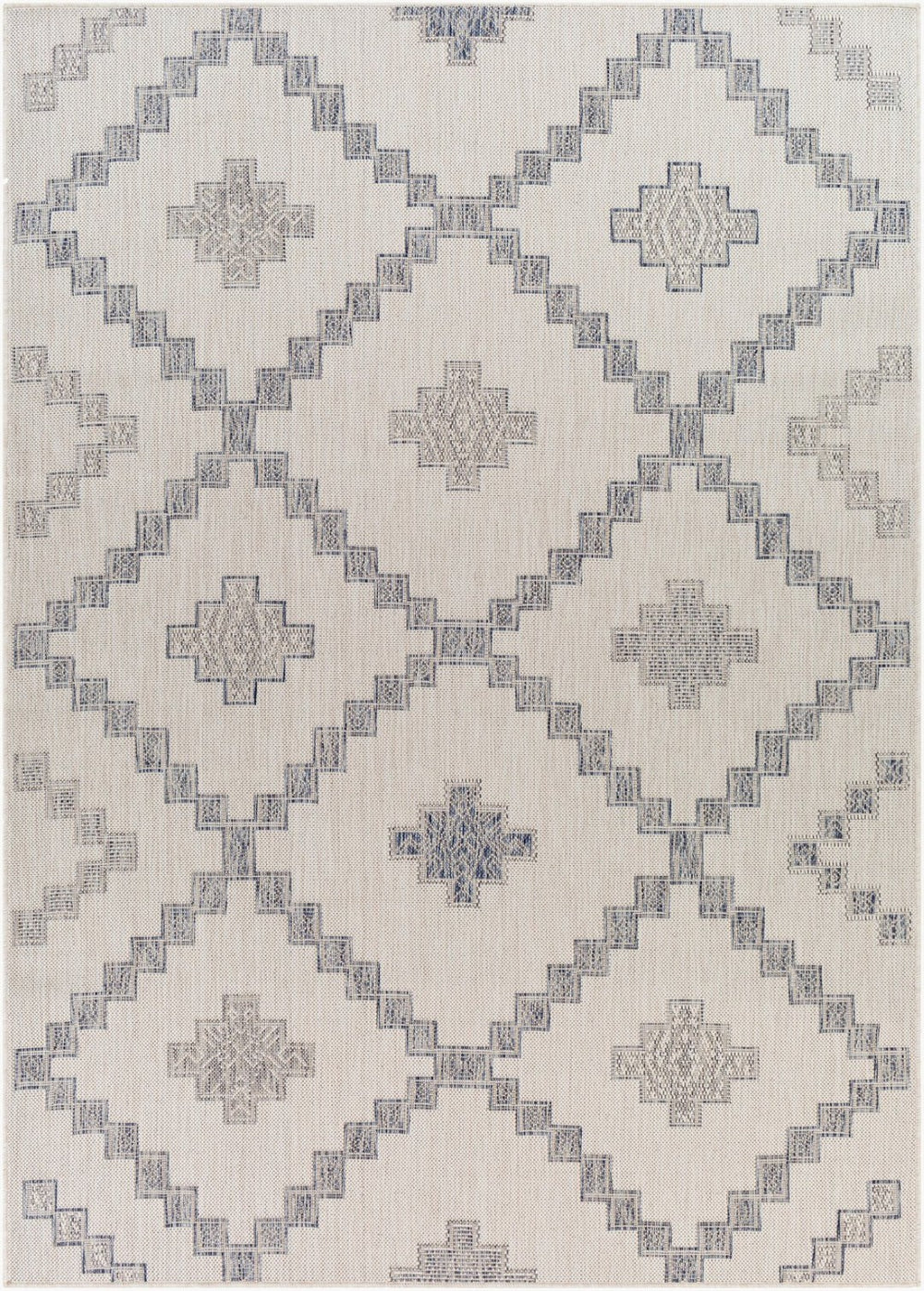 Livabliss Tuareg Flatweave Polypropylene Outdoor Rug Rustic Patio and Entryway Machine Woven TRG2324-9212