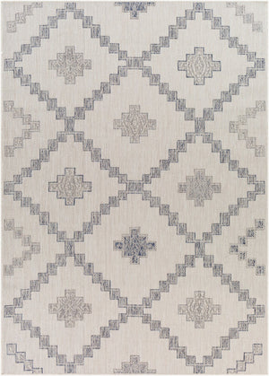 Livabliss Tuareg Flatweave Polypropylene Outdoor Rug Rustic Patio and Entryway Machine Woven TRG2324-9212