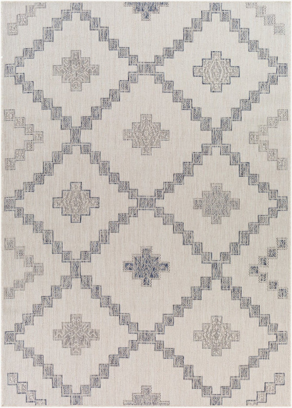 Livabliss Tuareg Flatweave Polypropylene Outdoor Rug Rustic Patio and Entryway Machine Woven TRG2324-9212