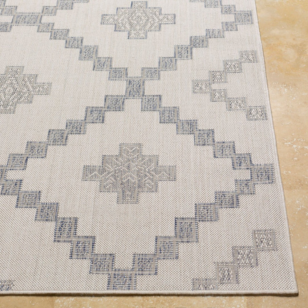 Livabliss Tuareg Flatweave Polypropylene Outdoor Rug Rustic Patio and Entryway Machine Woven TRG2324-9212