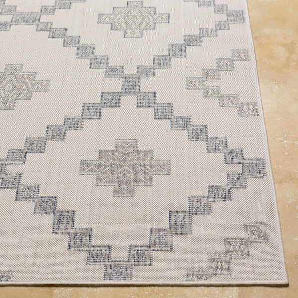 Livabliss Tuareg Flatweave Polypropylene Outdoor Rug Rustic Patio and Entryway Machine Woven TRG2324-9212