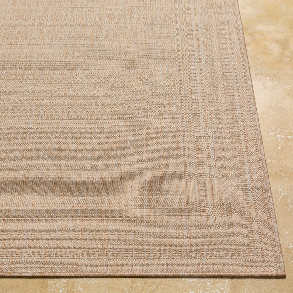 Livabliss Tuareg Bohemian Global Area Rug Polypropylene Outdoor Safe High Traffic Indoor Accent Light Beige, Ta 7'10" x 10' TRG2331-71010