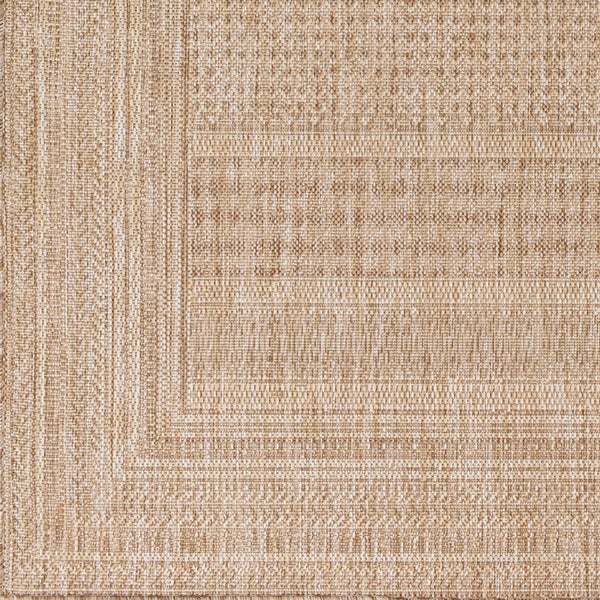Livabliss Tuareg Bohemian Global Area Rug Polypropylene Outdoor Safe High Traffic Indoor Accent Light Beige, Ta 7'10" x 10' TRG2331-71010