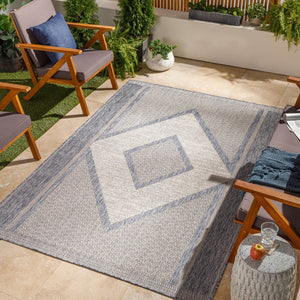 Livabliss Tuareg Flatweave Polypropylene Area Rug Turkish Woven Rustic Style for Living Rooms TRG2332-9212