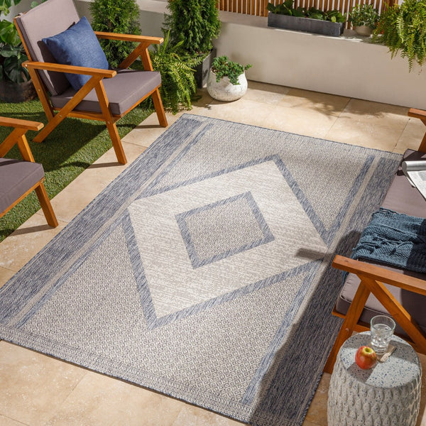 Livabliss Tuareg Flatweave Polypropylene Area Rug Turkish Woven Rustic Style for Living Rooms TRG2332-9212