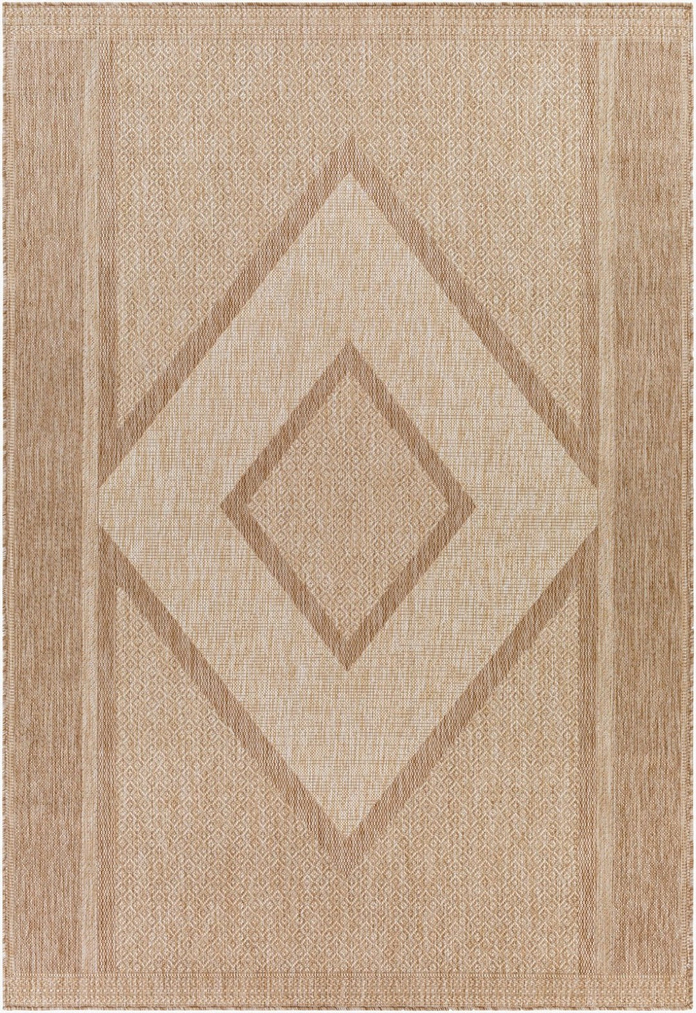 Livabliss Tuareg Flatweave Polypropylene Area Rug Southwest Motif Indoor Outdoor Living Room TRG2333-9212
