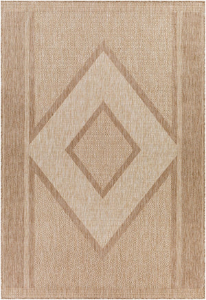 Livabliss Tuareg Flatweave Polypropylene Area Rug Southwest Motif Indoor Outdoor Living Room TRG2333-9212