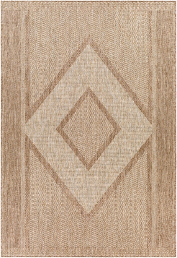 Livabliss Tuareg Flatweave Polypropylene Area Rug Southwest Motif Indoor Outdoor Living Room TRG2333-9212