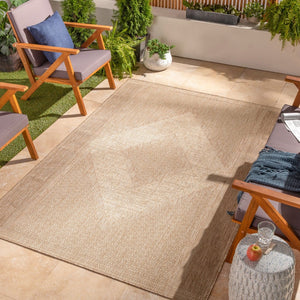Livabliss Tuareg Flatweave Polypropylene Area Rug Southwest Motif Indoor Outdoor Living Room TRG2333-9212