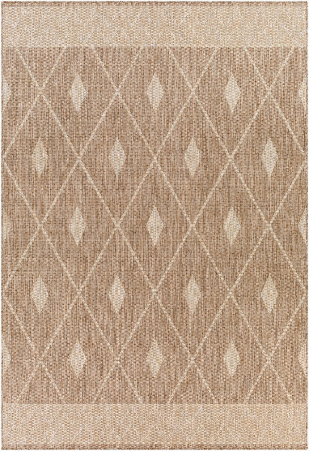 Livabliss Tuareg Global Bohemian Flatweave Polypropylene Area Rug for Indoor Outdoor Spaces TRG2335-9212