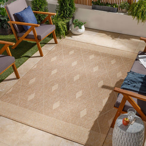 Livabliss Tuareg Global Bohemian Flatweave Polypropylene Area Rug for Indoor Outdoor Spaces TRG2335-9212