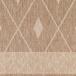 Livabliss Tuareg Global Bohemian Flatweave Polypropylene Area Rug for Indoor Outdoor Spaces TRG2335-9212