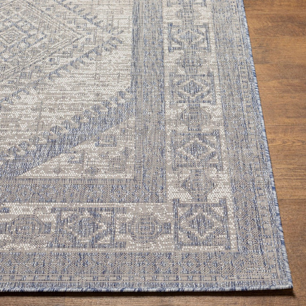 Livabliss Tuareg Flatweave Area Rug Bohemian Global Pattern Polypropylene Indoor Outdoor Use TRG2345-9212