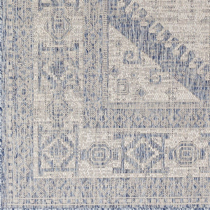 Livabliss Tuareg Flatweave Area Rug Bohemian Global Pattern Polypropylene Indoor Outdoor Use TRG2345-9212