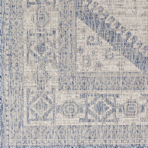 Livabliss Tuareg Flatweave Area Rug Bohemian Global Pattern Polypropylene Indoor Outdoor Use TRG2345-9212