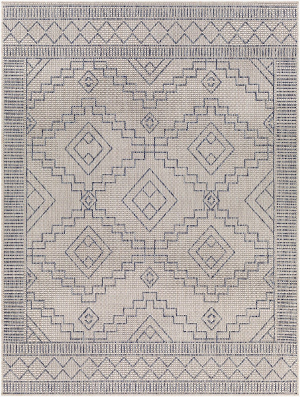 Livabliss Tuareg Global Bohemian Polypropylene Flatweave Rug for Indoor Outdoor Living Spaces TRG2356-9212
