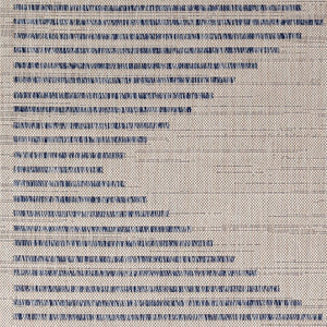 Livabliss Tuareg Moroccan Geometric Flatweave Polypropylene Rug for Indoor Outdoor Living Spaces Cream, Dark Blu 9'2" x 12' TRG2360-9212