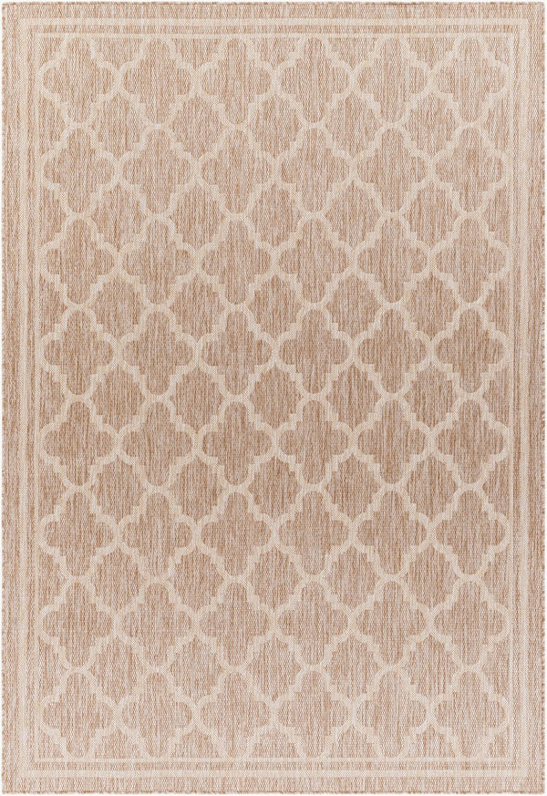 Livabliss Tuareg Geometric Traditional Area Rug Low Pile Polypropylene for Indoor Outdoor Rooms TRG2373-9212