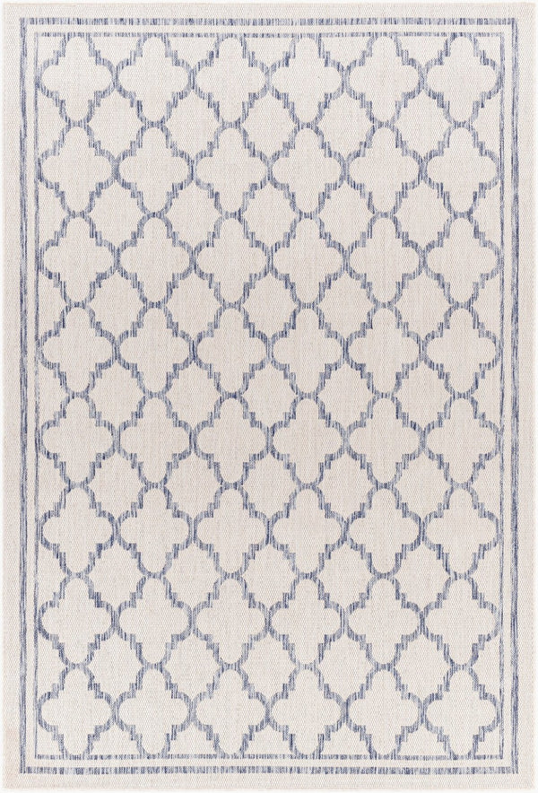 Livabliss Tuareg Geometric Polypropylene Area Rug Low Pile Transitional Design for Indoor Outdoor Use TRG2375-537