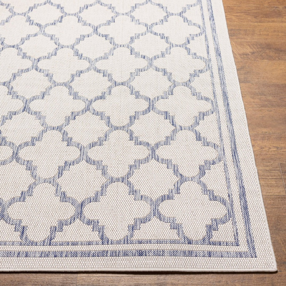 Livabliss Tuareg Geometric Polypropylene Area Rug Low Pile Transitional Design for Indoor Outdoor Use TRG2375-537
