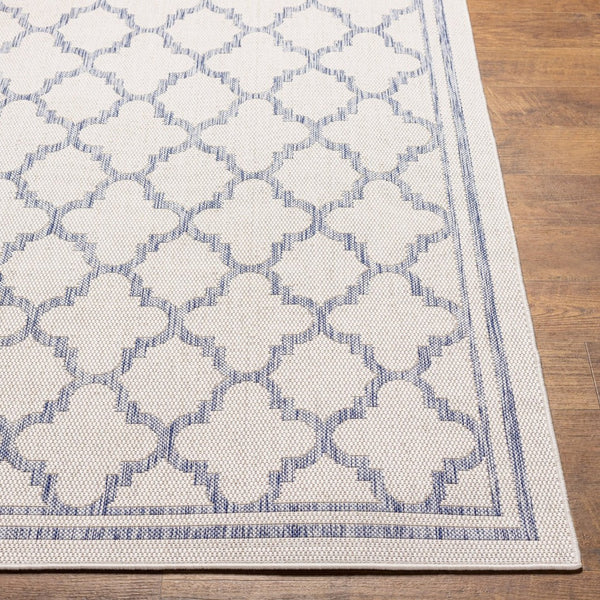 Livabliss Tuareg Geometric Polypropylene Area Rug Low Pile Transitional Design for Indoor Outdoor Use TRG2375-537