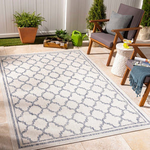 Livabliss Tuareg Geometric Polypropylene Area Rug Low Pile Transitional Design for Indoor Outdoor Use TRG2375-537